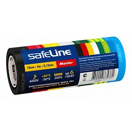 Изолента SafeLine Master ПВХ 15 мм x 5 м (комплект из 7 цветов)