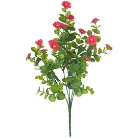 Цветок искусственный Полевой цветок, В300, красный, E4-249K