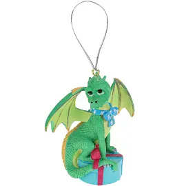 Елочная игрушка Miland Красивый дракон полистоун разноцветная (высота 7 см)