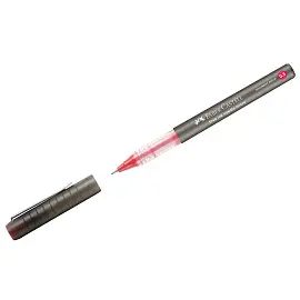Ручка-роллер Faber-Castell "Free Ink Needle" красная, 0,5мм, одноразовая