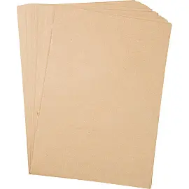 Крафт-бумага оберточная в листах А3 297 мм x 420 мм 78 г/кв.м (100 листов)