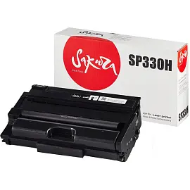 Картридж лазерный Sakura SP330H SASP330H для Ricoh черный совместимый повышенной емкости