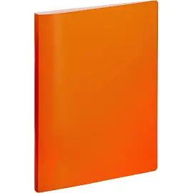 Скоросшиватель пластиковый Attache Neon А4 оранжевый до 120 листов (толщина обложки 0.5 мм)