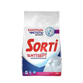 Порошок стиральный автомат Sorti Контроль чистоты 2.4 кг
