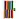 Карандаши цветные Kores Duo 24 цвета (двухсторонние) трехгранные с точилкой Фото 0