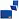 Папка на резинках BRAUBERG "Business", А4, 13 отделений, пластиковый индекс, синяя, 0,5 мм, 224146 Фото 1