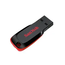 Флешка USB 2.0 128 ГБ SanDisk Cruzer Blade (SDCZ50-128G-B35)