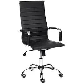 Кресло для руководителя TetChair Urban черное (искусственная кожа, металл)