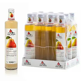 Напиток газированный Ascania груша 0.5 л (12 штук в упаковке)
