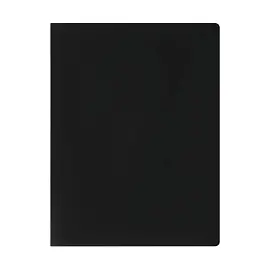 Папка с 30 вкладышами СТАММ А4, 17мм, 500мкм, пластик, черная