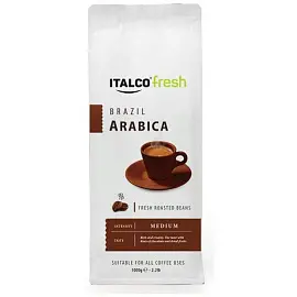 Кофе в зернах ItalcoFresh Brazil Arabica жареный 1 кг