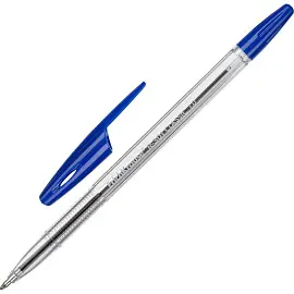Набор шариковых ручек неавтоматические ErichKrause R-301 Classic Stick синяя (толщина линии 0.5 мм, 4 штуки в наборе)