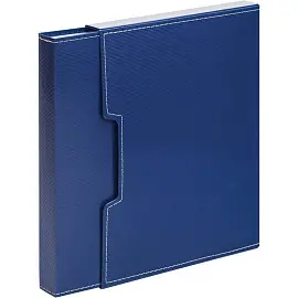 Папка файловая на 100 файлов Attache A4 35 мм синяя в коробе (толщина обложки 1 мм)