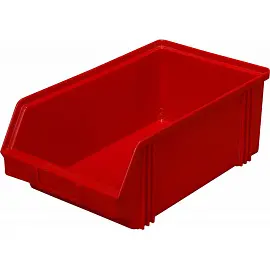 Ящик (лоток) универсальный полипропиленовый 400x230x150 мм красный морозостойкий