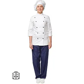 Куртка для пищевого производства у14-КУ женская белая (размер 48-50, рост 158-164)