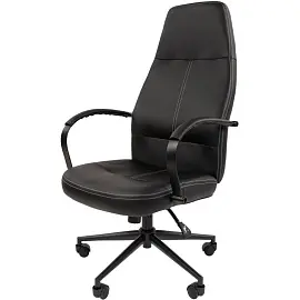 Кресло для руководителя Chairman 940 черное (искусственная кожа, металл)