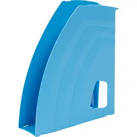 Лоток вертикальный для бумаг 70 мм Attache Fantasy пластиковый голубой