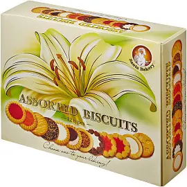 Печенье сдобное Santa Bakery Assorted biscuits ассорти 12 видов 750 г
