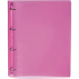 Бизнес-тетрадь Attache Rainbow Style A4 120 листов розовая в клетку