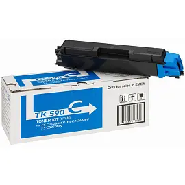Картридж лазерный Kyocera TK-590C 1T02KVCNL0 голубой оригинальный
