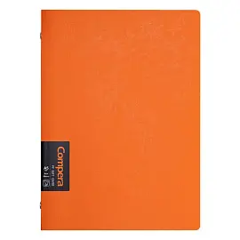 Тетрадь общая Comix Compera Original А5 50 листов в линейку на кольцах обложка оранжевая