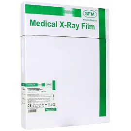 Рентгеновская пленка SFM X-Ray GF зеленая 24х30 см (100 листов в упаковке)