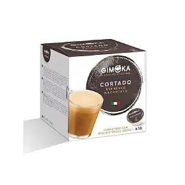 Кофе в капсулах для кофемашин Gimoka Dolce Gusto Cortado (16 штук в упаковке)