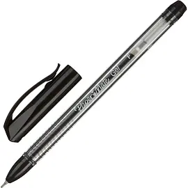 Ручка гелевая неавтоматическая Paper Mate Jiffy черная (толщина линии 0.5 мм)