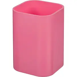 Подставка-стакан для канцелярских принадлежностей Attache Selection розовая 10x7x7 см