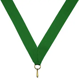 Лента для медалей зеленая (ширина 24 мм)