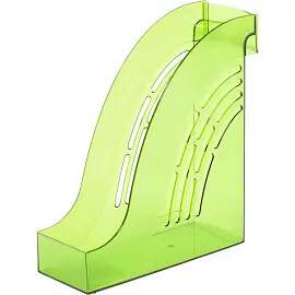 Лоток вертикальный для бумаг 95 мм Attache Яркий Офис пластиковый зеленый