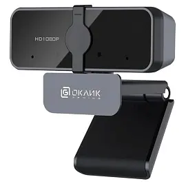 Веб-камера Oklick OK-C21FH черный 2Mpix (1920x1080) USB2.0 с микрофоном
