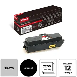 Картридж лазерный Комус Kyocera TK-170 для Kyocera черный совместимый