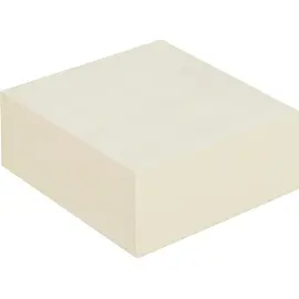 Стикеры Attache 76х76 мм пастельные желтые (1 блок, 400 листов)