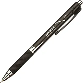 Ручка шариковая автоматическая Attache Selection Megaoffice черная (толщина линии 0.5 мм)