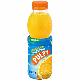 Сок Добрый Pulpy апельсиновый с мякотью 0.45 л
