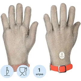 Перчатка кольчужная Certaflex Prima для защиты от порезов и проколов (1 штука, размер M)