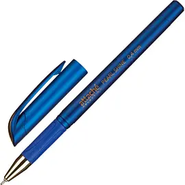 Ручка шариковая неавтоматическая Attache Selection Pearl Shine синяя (синий корпус, толщина линии 0.4 мм)
