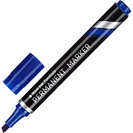 Маркер перманентный Deli Think синий (толщина линии 1.5-5 мм) скошенный наконечник
