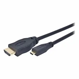 Переходник HDMI - microHDMI, F/М, Cablexpert, чер, CC-HDMID-6
