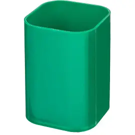 Подставка-стакан для канцелярских принадлежностей Attache зеленая 10x7x7 см