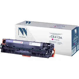 Картридж лазерный NV PRINT (NV-CE413A) для HP LJ M351a/375nw/451dn/475dn, пурпур, ресурс 2600 страниц