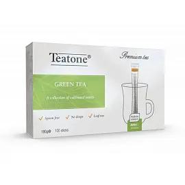 Чай Teatone зеленый 100 стиков