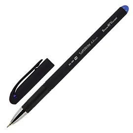 Ручка шариковая неавтоматическая Bruno Visconti SoftWrite Black синяя (толщина линии 0.5 мм) (артикул производителя 20-0085)
