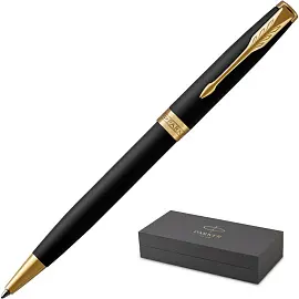 Ручка шариковая Parker Sonnet цвет чернил черный цвет корпуса черный (артикул производителя 1931519)
