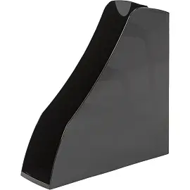 Лоток вертикальный для бумаг 80 мм Attache Loft HDF пластиковый черный