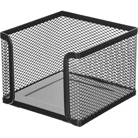 Подставка для блок-кубиков Attache черная 10.5x10.5x7.8 см