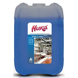 Моющее средство для санитарной мойки с дезинфицирующим эффектом Ника-2 Хлор 6 кг (концентрат)