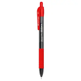 Ручка шариковая автоматическая Berlingo "Classic Pro" красная, 0,7мм, грип