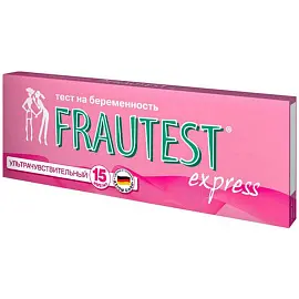 Тест на беременность Frautest Express полоска